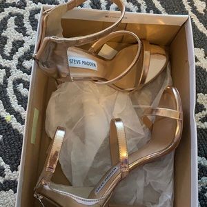 Steve Madden rose gold heels